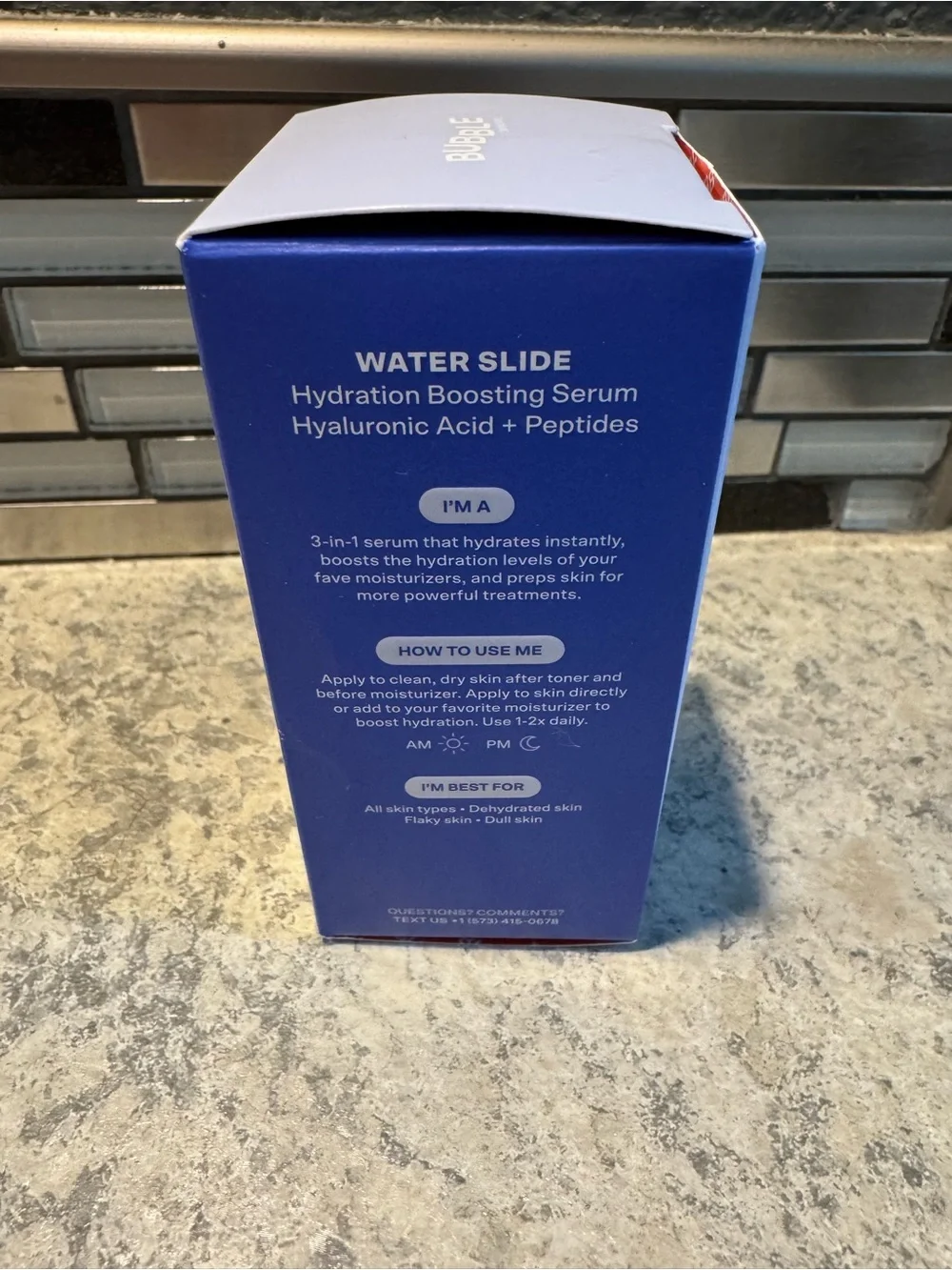 Bubble Water Slide Hydration Boosting Serum 1oz (30ml)
